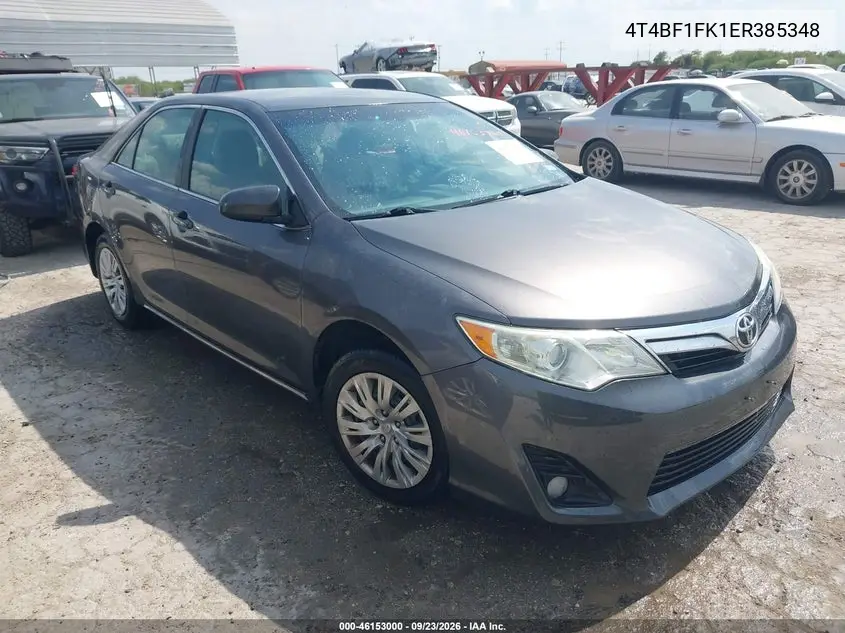 TOYOTA CAMRY 2014, VIN 4T4BF1FK1ER385348