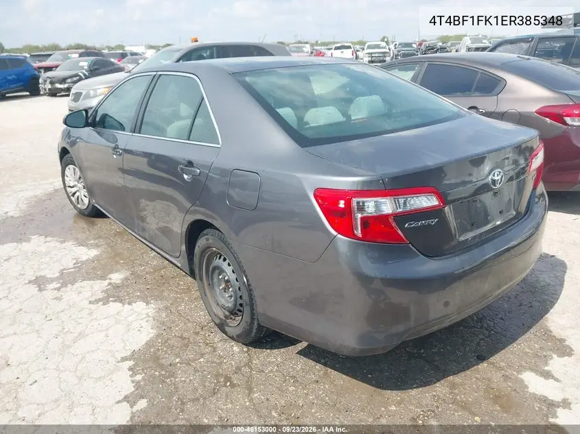 2014 TOYOTA CAMRY VIN 4T4BF1FK1ER385348 — фото 3