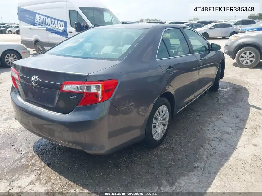 2014 TOYOTA CAMRY VIN 4T4BF1FK1ER385348 — фото 4