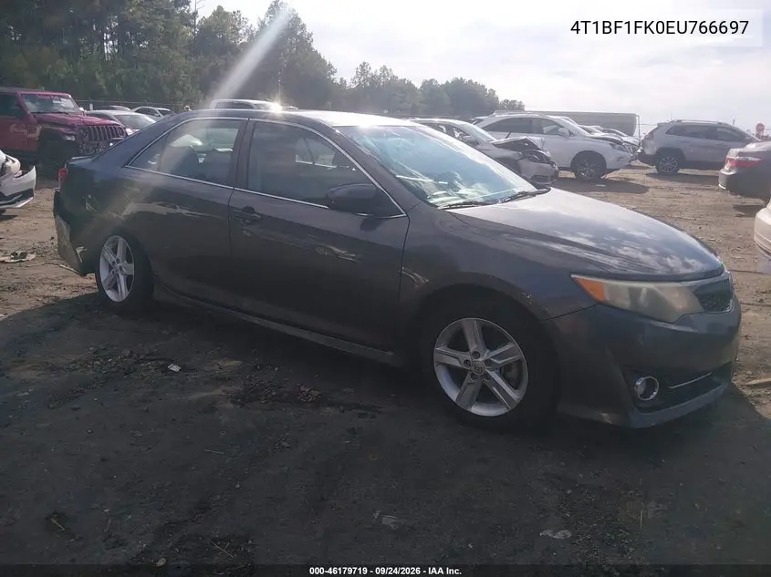 TOYOTA CAMRY 2014, VIN 4T1BF1FK0EU766697
