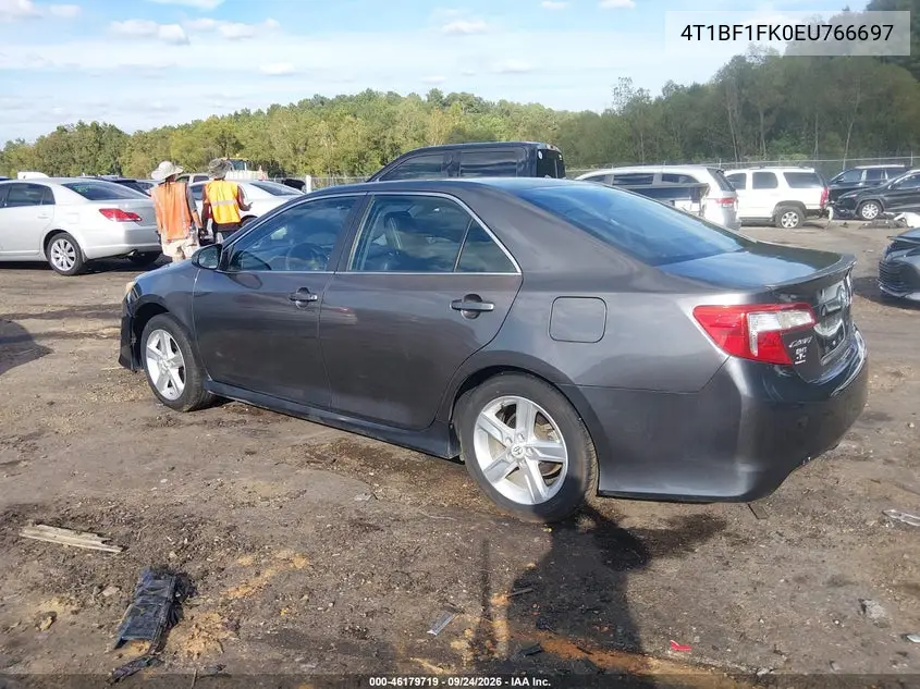 2014 TOYOTA CAMRY VIN 4T1BF1FK0EU766697 — фото 3