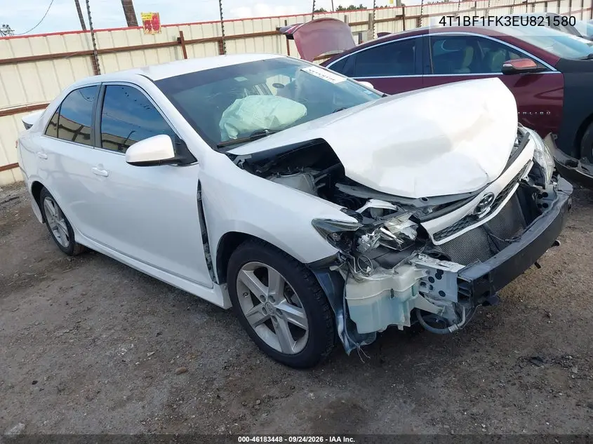 TOYOTA CAMRY 2014, VIN 4T1BF1FK3EU821580