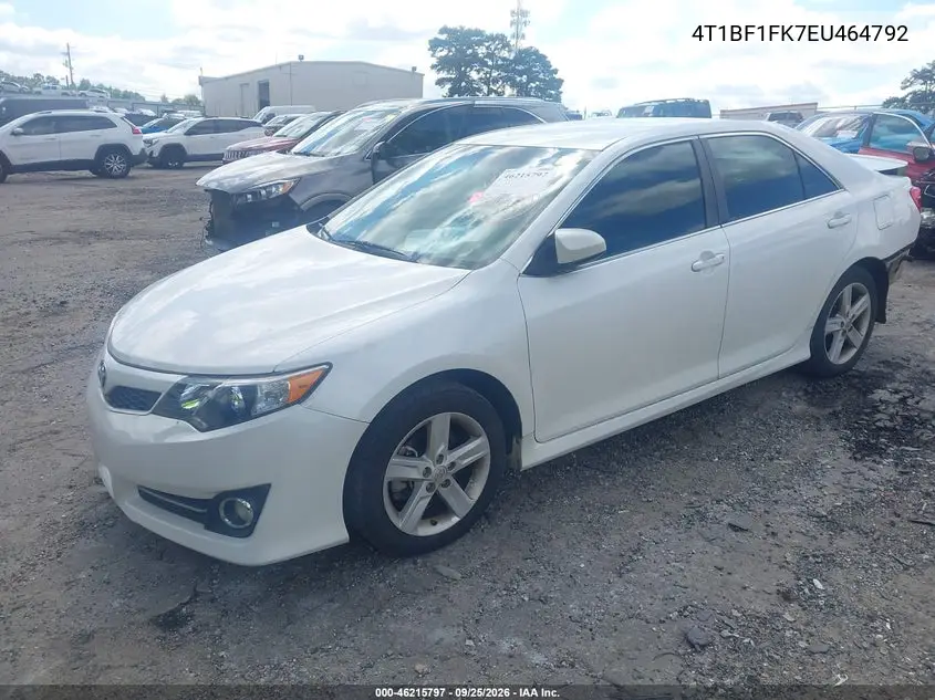 2014 TOYOTA CAMRY VIN 4T1BF1FK7EU464792 — фото 2