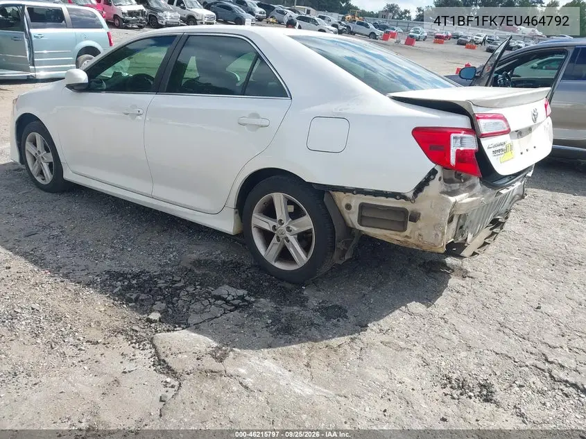 2014 TOYOTA CAMRY VIN 4T1BF1FK7EU464792 — фото 3