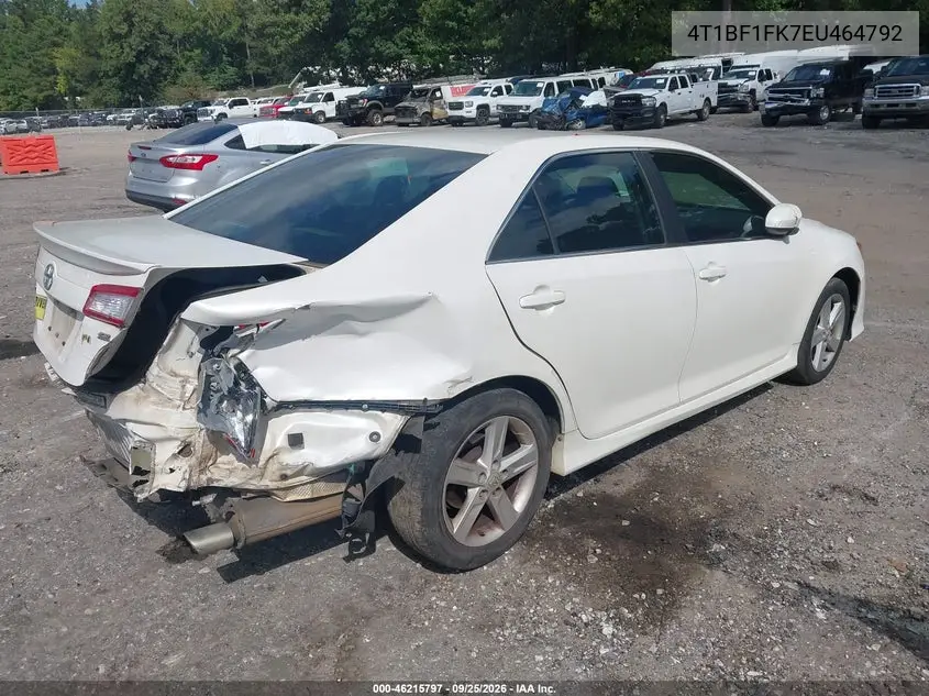 2014 TOYOTA CAMRY VIN 4T1BF1FK7EU464792 — фото 4