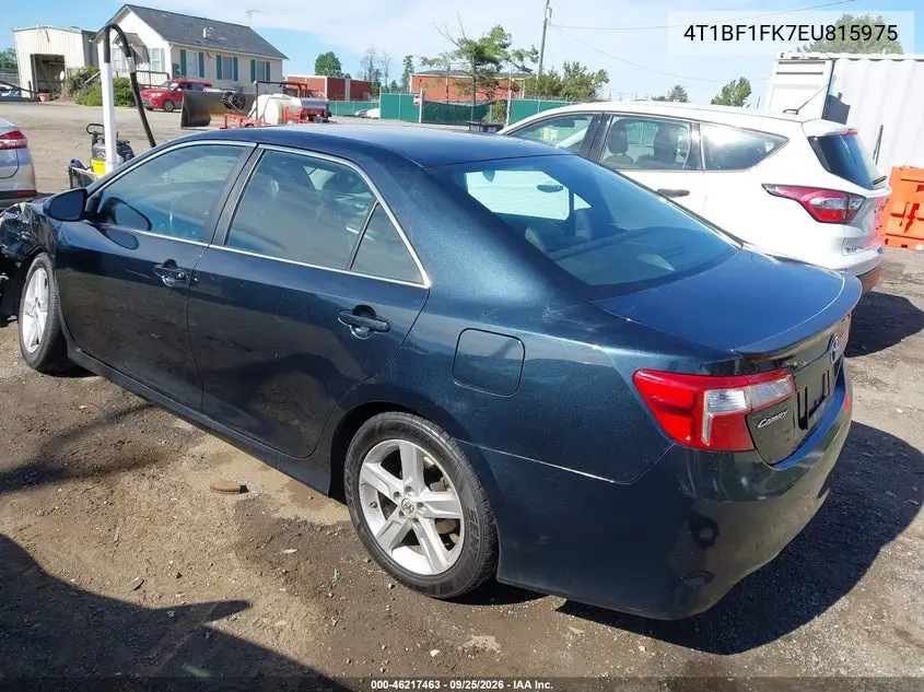 2014 TOYOTA CAMRY VIN 4T1BF1FK7EU815975 — фото 3