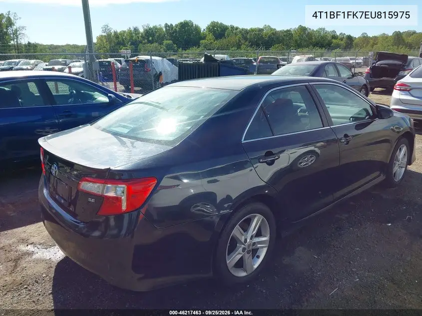 2014 TOYOTA CAMRY VIN 4T1BF1FK7EU815975 — фото 4