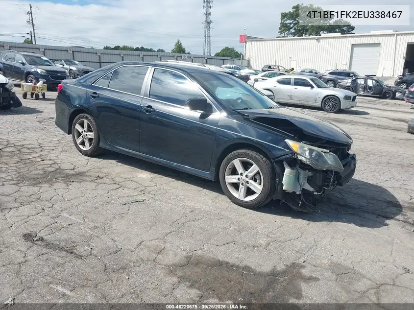 TOYOTA CAMRY 2014, VIN 4T1BF1FK2EU338467