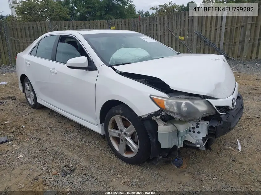 TOYOTA CAMRY 2014, VIN 4T1BF1FK4EU799282