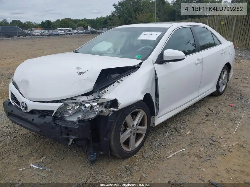 2014 TOYOTA CAMRY VIN 4T1BF1FK4EU799282 — фото 2