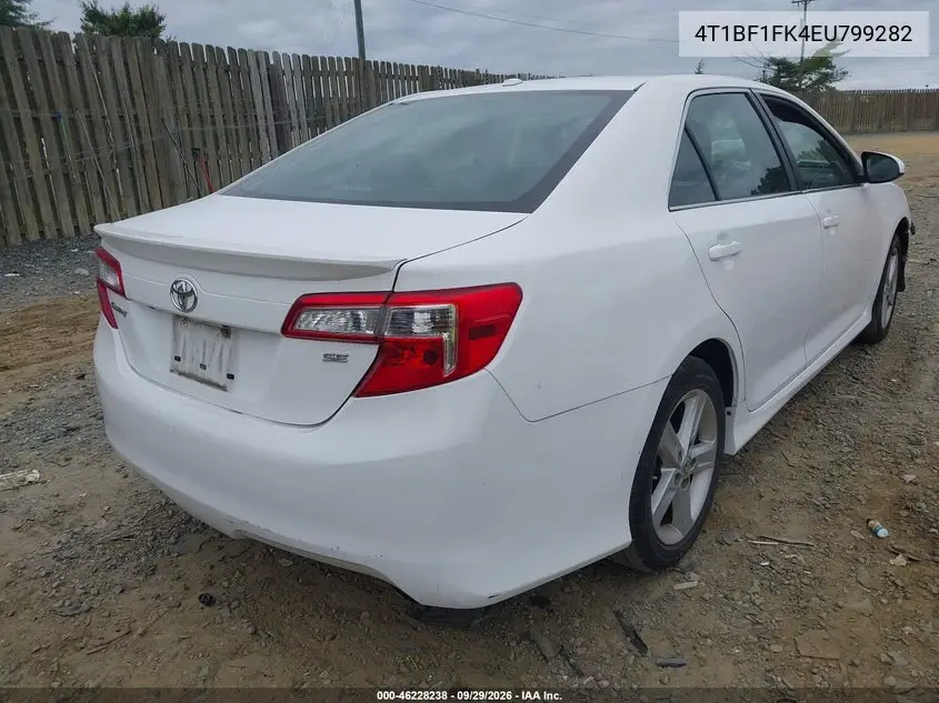 2014 TOYOTA CAMRY VIN 4T1BF1FK4EU799282 — фото 4