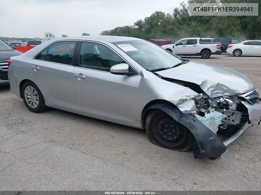 TOYOTA CAMRY 2014, VIN 4T4BF1FK1ER394941