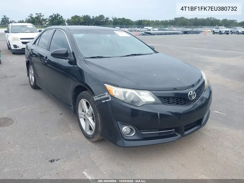 TOYOTA CAMRY 2014, VIN 4T1BF1FK7EU380732