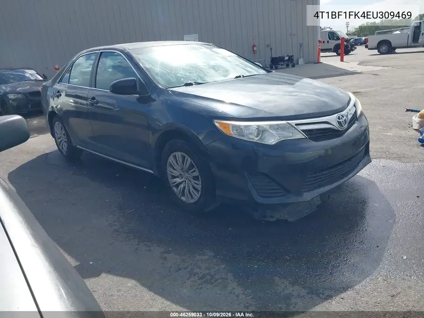 TOYOTA CAMRY 2014, VIN 4T1BF1FK4EU309469