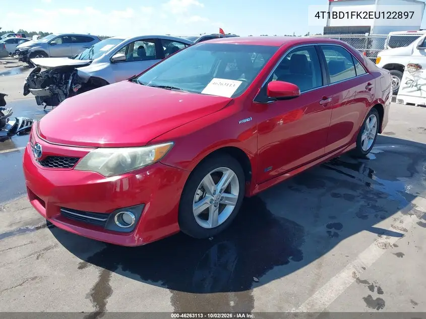 2014 TOYOTA CAMRY VIN 4T1BD1FK2EU122897 — фото 2