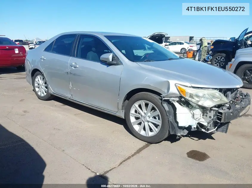 TOYOTA CAMRY 2014, VIN 4T1BK1FK1EU550272