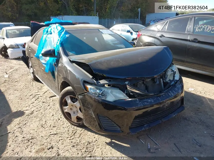 TOYOTA CAMRY 2014, VIN 4T4BF1FK0ER382604