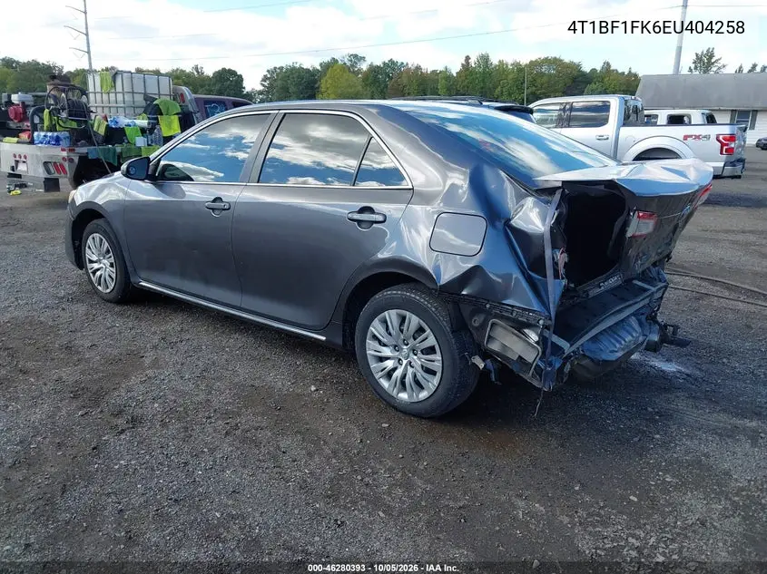 2014 TOYOTA CAMRY VIN 4T1BF1FK6EU404258 — фото 3