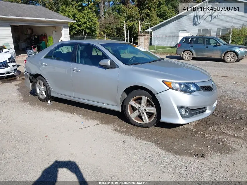 TOYOTA CAMRY 2014, VIN 4T1BF1FK4EU790761