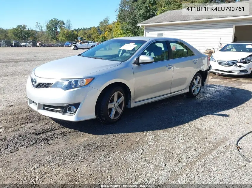 2014 TOYOTA CAMRY VIN 4T1BF1FK4EU790761 — фото 2