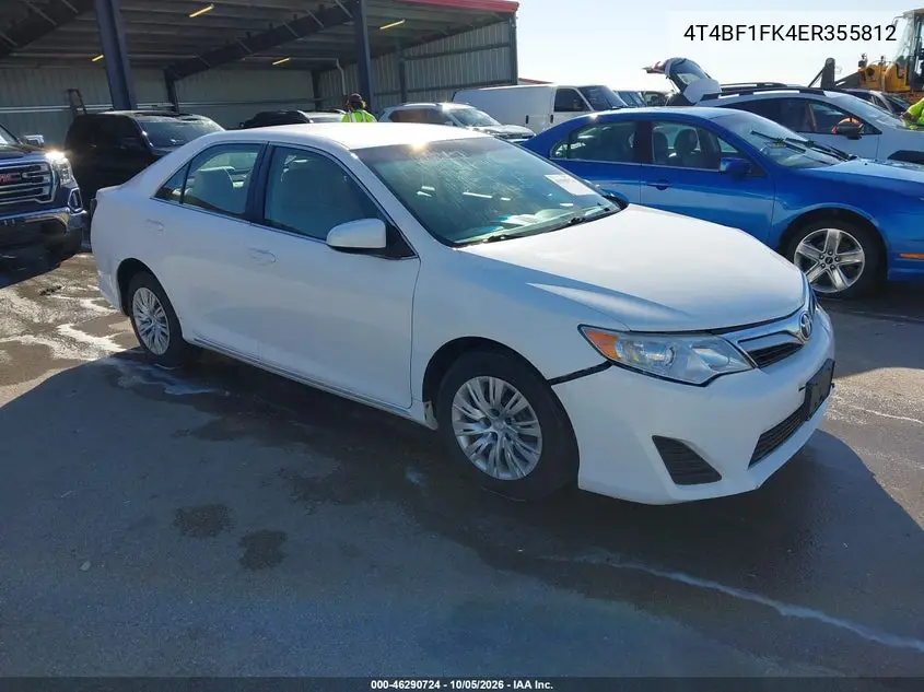 TOYOTA CAMRY 2014, VIN 4T4BF1FK4ER355812