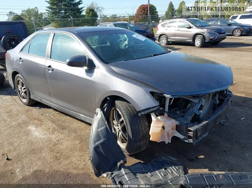 TOYOTA CAMRY 2014, VIN 4T1BF1FK1EU819861