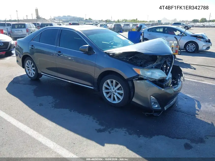 TOYOTA CAMRY 2014, VIN 4T4BF1FK1ER342788