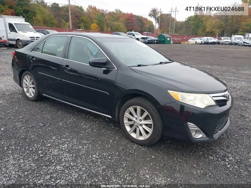 TOYOTA CAMRY 2014, VIN 4T1BK1FKXEU024688