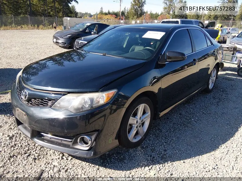 2014 TOYOTA CAMRY VIN 4T1BF1FK5EU757283 — фото 2