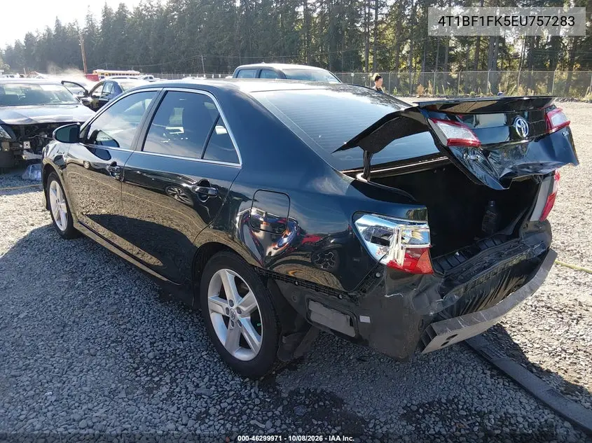 2014 TOYOTA CAMRY VIN 4T1BF1FK5EU757283 — фото 3