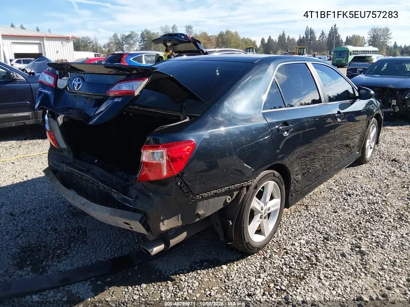 2014 TOYOTA CAMRY VIN 4T1BF1FK5EU757283 — фото 4