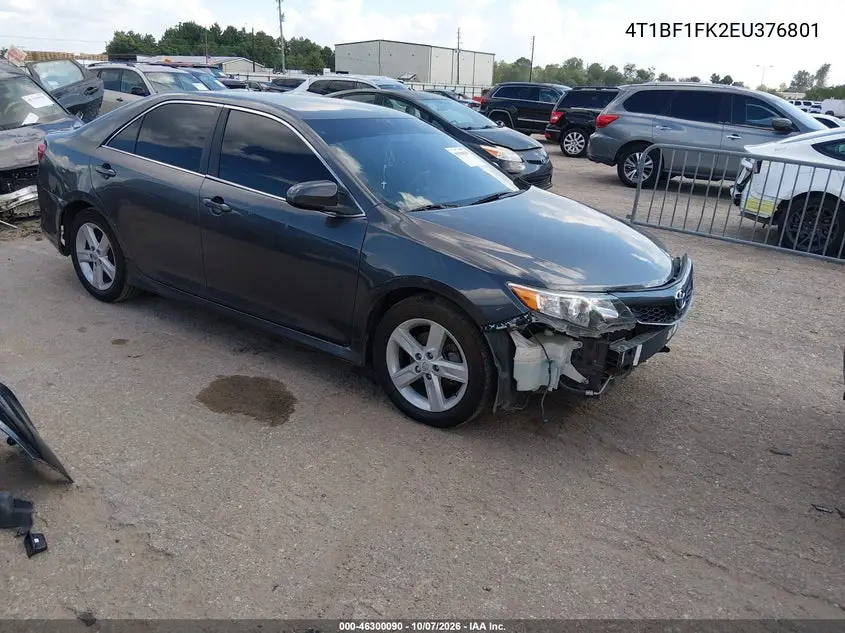 TOYOTA CAMRY 2014, VIN 4T1BF1FK2EU376801