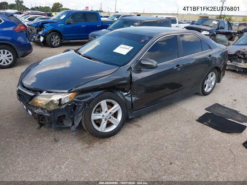 2014 TOYOTA CAMRY VIN 4T1BF1FK2EU376801 — фото 2
