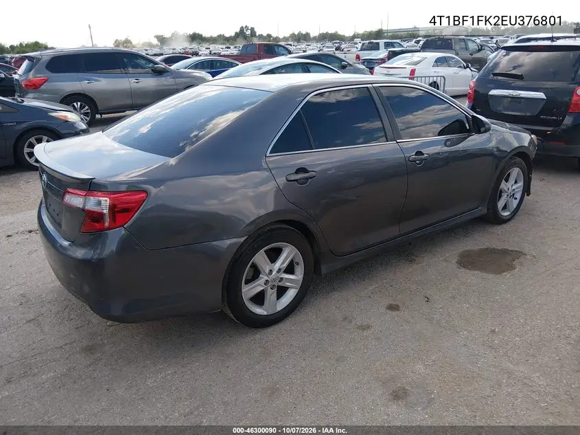 2014 TOYOTA CAMRY VIN 4T1BF1FK2EU376801 — фото 4