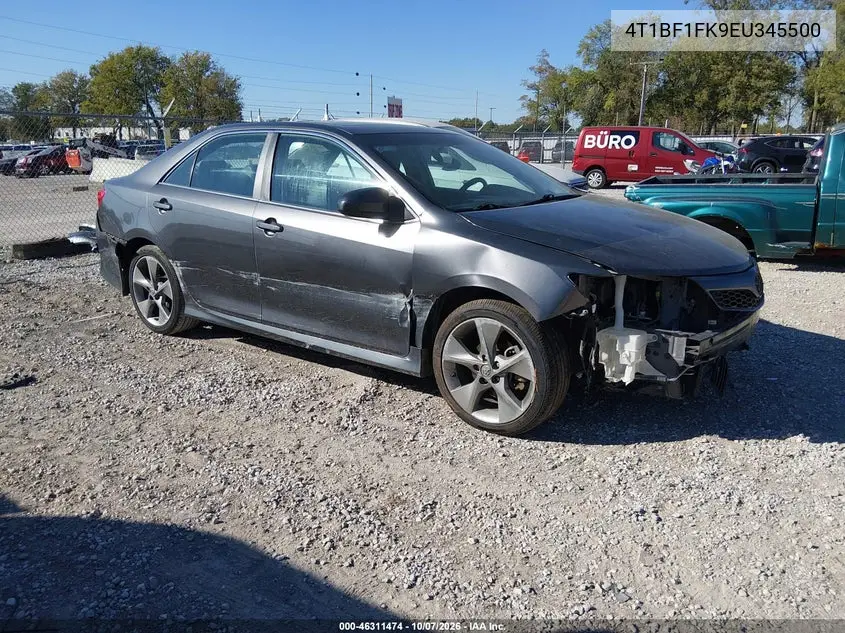 TOYOTA CAMRY 2014, VIN 4T1BF1FK9EU345500
