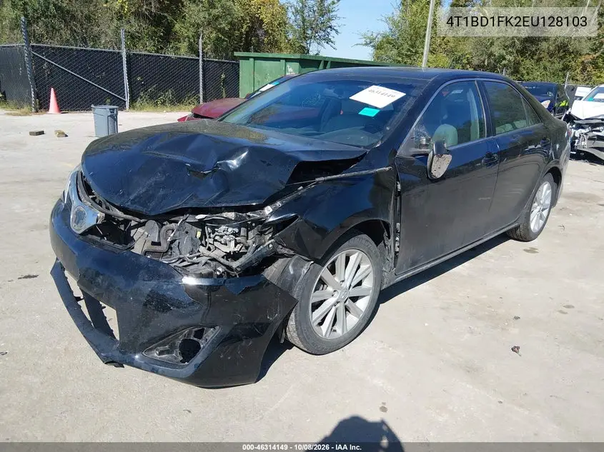 2014 TOYOTA CAMRY VIN 4T1BD1FK2EU128103 — фото 2