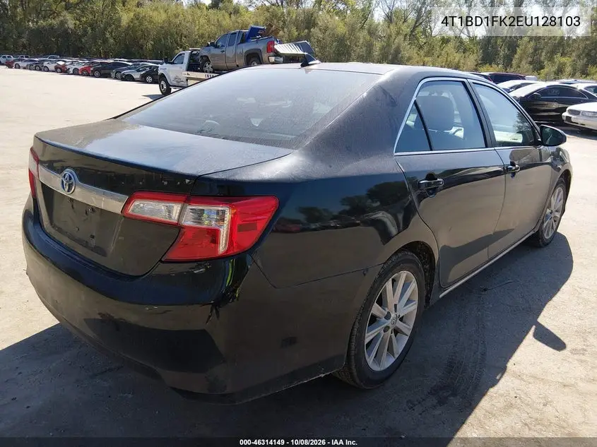 2014 TOYOTA CAMRY VIN 4T1BD1FK2EU128103 — фото 4