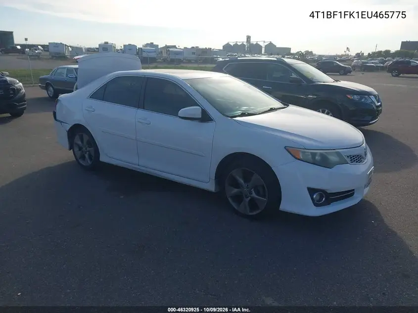 TOYOTA CAMRY 2014, VIN 4T1BF1FK1EU465775