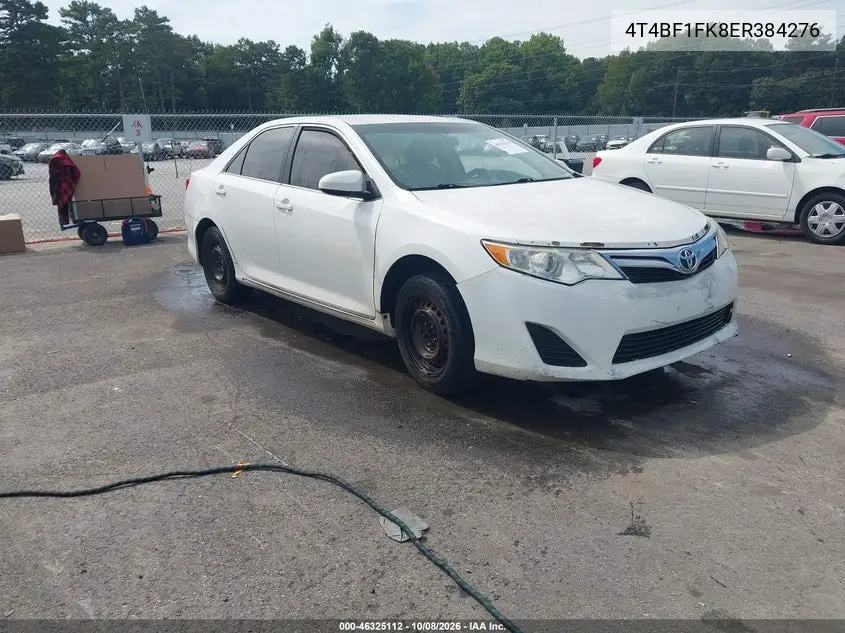 TOYOTA CAMRY 2014, VIN 4T4BF1FK8ER384276