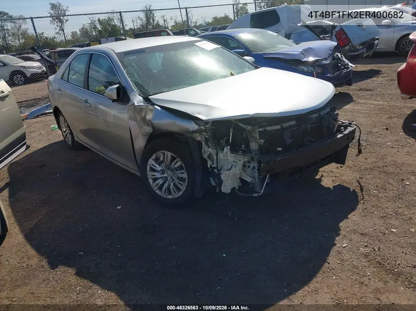 TOYOTA CAMRY 2014, VIN 4T4BF1FK2ER400682