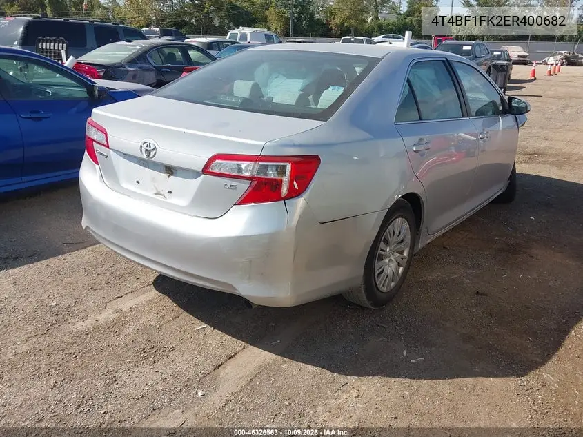 2014 TOYOTA CAMRY VIN 4T4BF1FK2ER400682 — фото 4