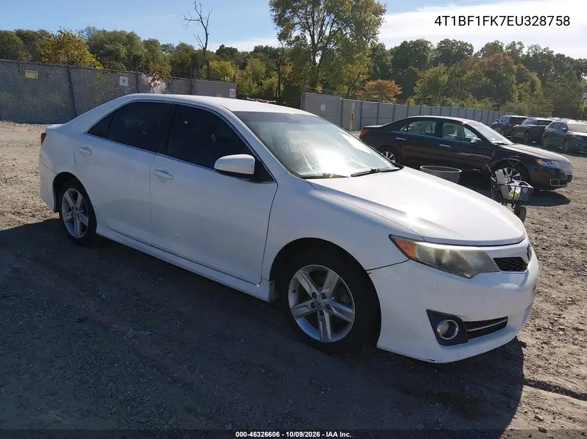 TOYOTA CAMRY 2014, VIN 4T1BF1FK7EU328758