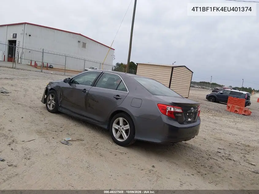 2014 TOYOTA CAMRY VIN 4T1BF1FK4EU401374 — фото 3