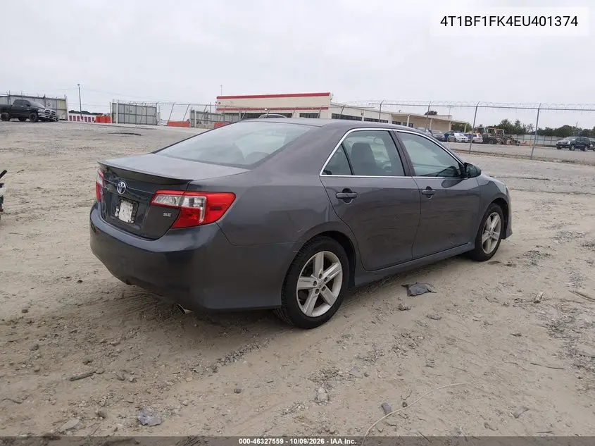 2014 TOYOTA CAMRY VIN 4T1BF1FK4EU401374 — фото 4
