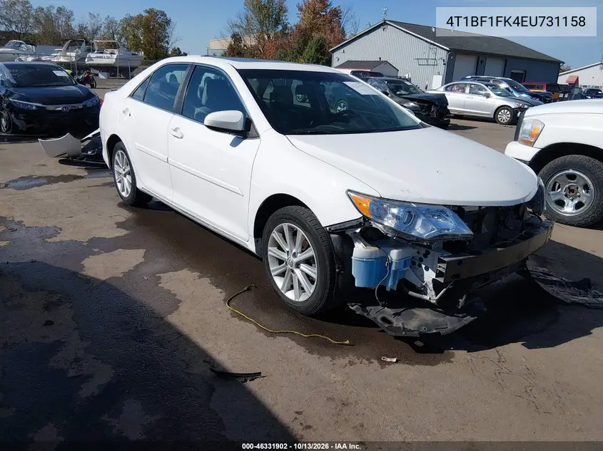 TOYOTA CAMRY 2014, VIN 4T1BF1FK4EU731158