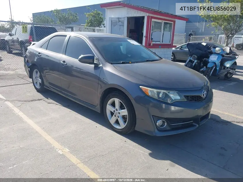 TOYOTA CAMRY 2014, VIN 4T1BF1FK4EU856029