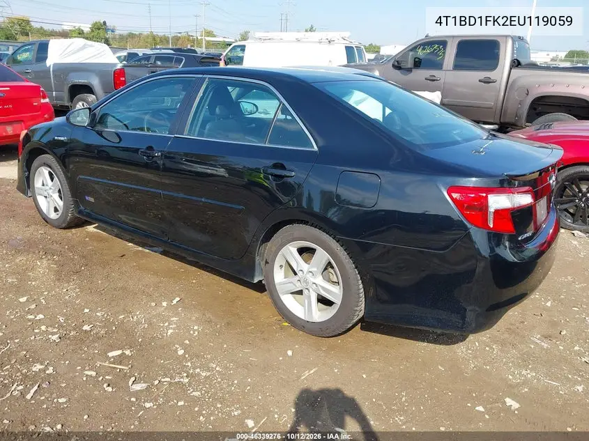 2014 TOYOTA CAMRY VIN 4T1BD1FK2EU119059 — фото 3