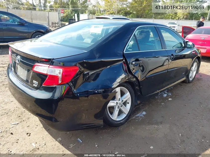 2014 TOYOTA CAMRY VIN 4T1BD1FK2EU119059 — фото 4