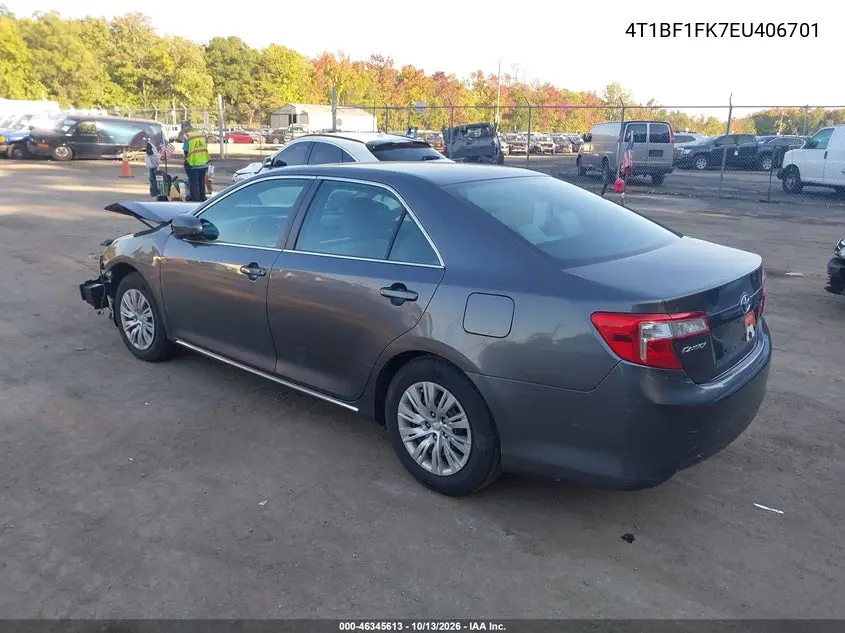 2014 TOYOTA CAMRY VIN 4T1BF1FK7EU406701 — фото 3