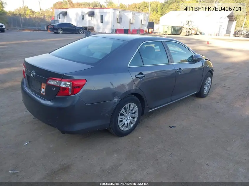 2014 TOYOTA CAMRY VIN 4T1BF1FK7EU406701 — фото 4